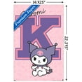 thumbnail image 3 of Hello Kitty and Friends: 24 College Letter - Kuromi Wall Poster, 14.725" x 22.375", 3 of 5