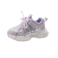 thumbnail image 2 of Willtoo Kids Fashion Chunky Sneakers Lightweight Breathable Mesh Shoes Toddler Walking shoes with Hook & Loop and Lace Up Running Shoes Athletic Sports Shoes for Boys Girls, 2 of 5