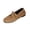 Khaki, variant on Women's Loafers Lace Up Round Toe Flat Shoes Casual British Style Lightweight Comfortable Walking Moccasins Spring Fall Daily Wear(42)