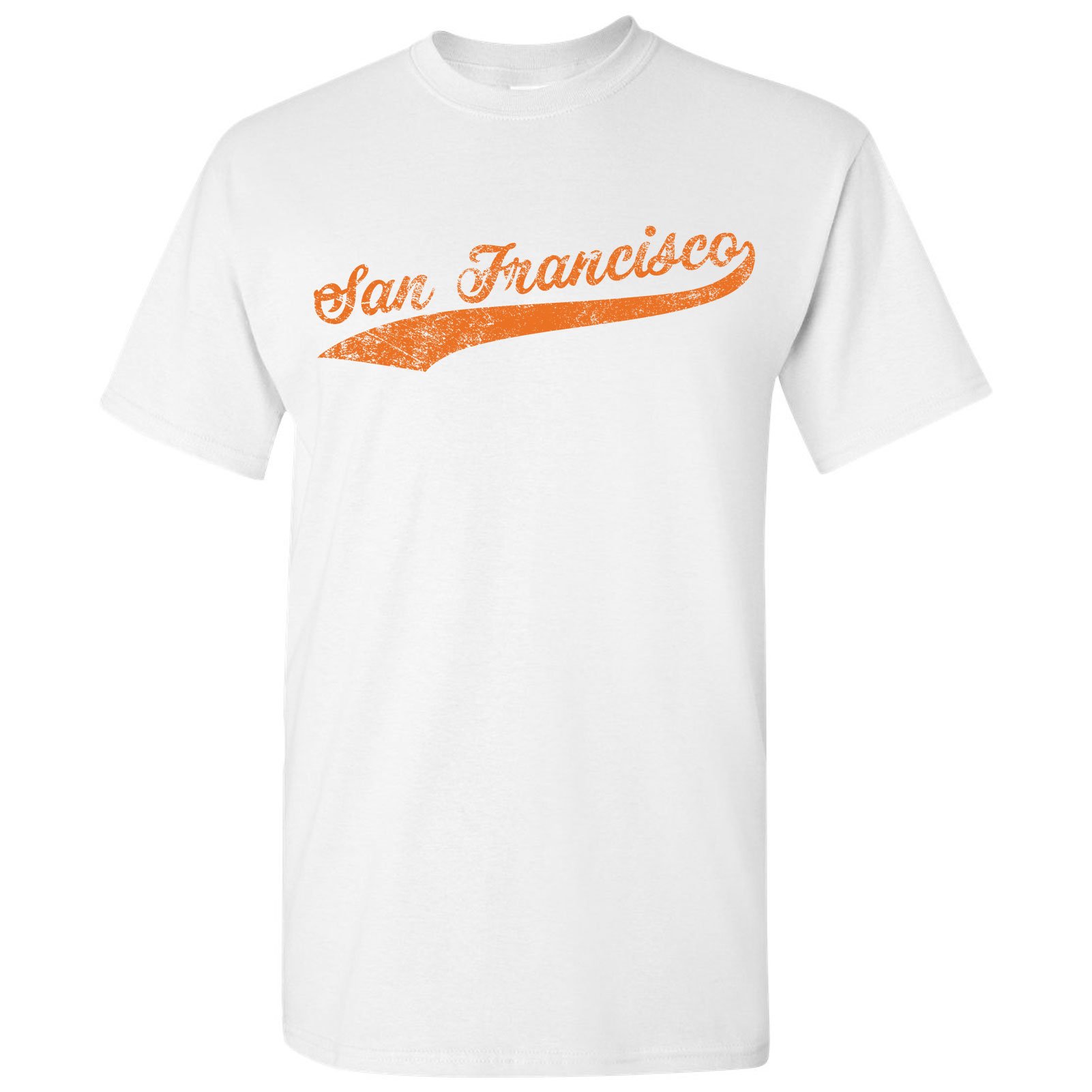 UGP Campus Apparel San Francisco City Baseball Script Basic Cotton T-Shirt - 3X-Large - White - image 2 of 6