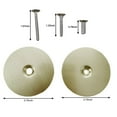 thumbnail image 3 of Home Security Upgrade 67mm Door Handle Hole Cover Plate in Silver Color, 3 of 6