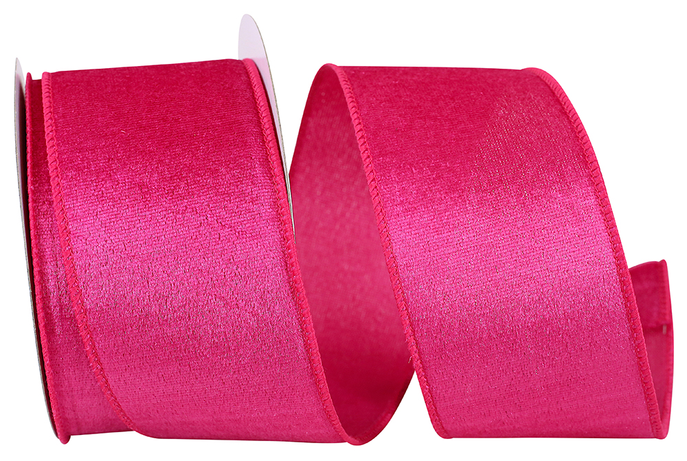 Fuchsia Glitter Ribbon with Fuchsia Tinsel Edge – Tricia's