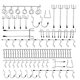 thumbnail image 1 of 81pcs Heavy Duty Metal Hook Garage Organizer Pegboard Hooks Assortment Kit Peg Locks Wall Mount Bicycle Hanger Hooks Wall Hooks, 1 of 8