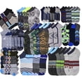 thumbnail image 2 of ToBeInStyle Boys' Pack of 12 Pairs Mystery Low Cut Ankle Socks - Size 9-11, 2 of 3