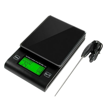 

Multifunction Coffee Scales Drip Coffee Scale LED Display Food Scale 0.5G/2kg with Electronic Espresso Scale for Cafe Home