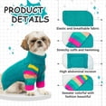 thumbnail image 2 of Jersey para perros OUOBOB XL, tejido de punto elástico de invierno con cuello alto, 2 of 6