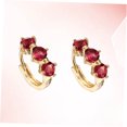 thumbnail image 3 of ADDHAT 1Par Pendientes Elegantes Dorados De Para Mujer Complemento Formal Y Casual, 3 of 8