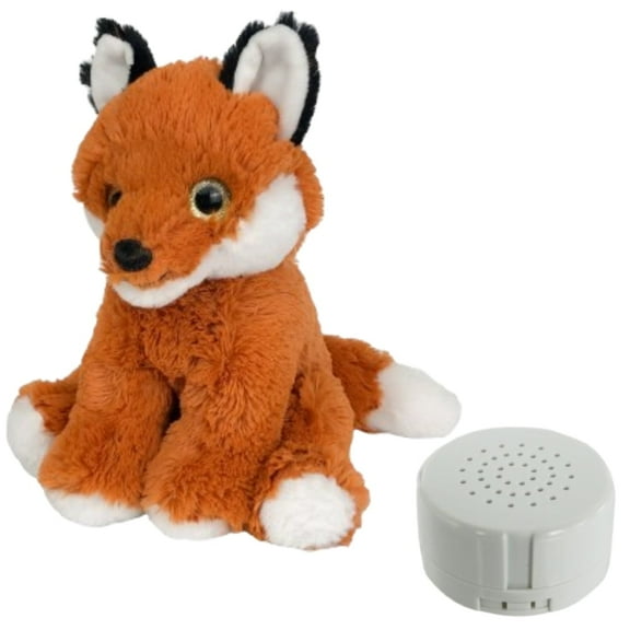 Finn The Fox 8 inch Eco-Friendly Stuffed Toy with Recorder – Interactive Plush for Kids