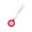 Pink, variant on Watch-Inspired Phone Charm Eight-Sided Pendant with Braided Cord Loop, 18.5cm Bag Charm Accessory for Daily Carry
