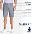 thumbnail image 4 of Pantalones cortos IZOD Swingflex Golf Cargo negros con cintura 31, 4 of 5