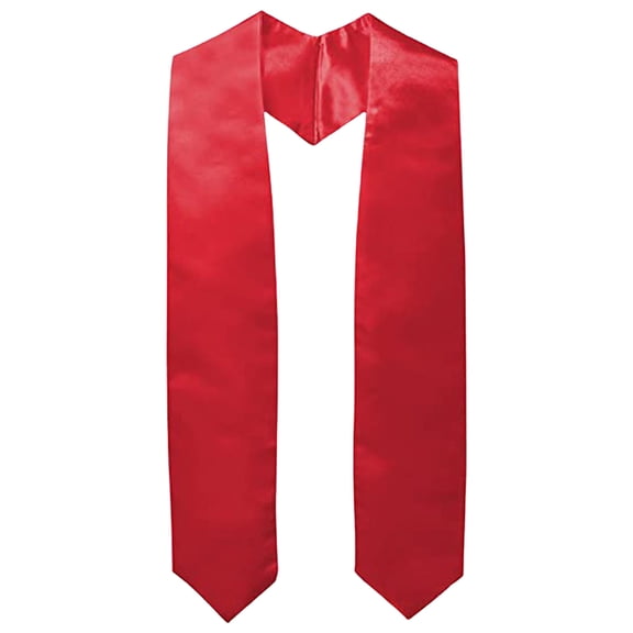 ZMKIAG 70 Inch Long Unisex Adult Plain Graduation Stole for Academic Commencements - Graduation Season Ribbon Etiquette Shoulder Strap, Pure Color Awarding Cape for Ceremony and Celebration