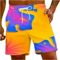 thumbnail image 2 of Puntoco Pantalones Cortos Con Estampado Hawaiano Para Hombre, Pantalones Cortos Con Bolsillo Y Cordón Xl, Pantalones Cortos Para Hombre, 2 of 6
