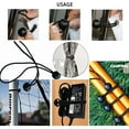 thumbnail image 7 of 30 Pcs Bungee Cords with Balls 12 inch Black Ball Bungees Heavy Duty Tarp Weather Resistant Tie Down Strap, 7 of 7