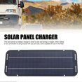 thumbnail image 4 of Flexible Solar Panel Charger 6W 18V Rechargeable Portable Solar Panel Car Battery Charger with Controller, 4 of 5
