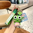 thumbnail image 1 of Porte-clés Pendentif Poupée Frog Mignon Dessin Animé Décompression Pince Porte-Clés Sac d'École, 1 of 4
