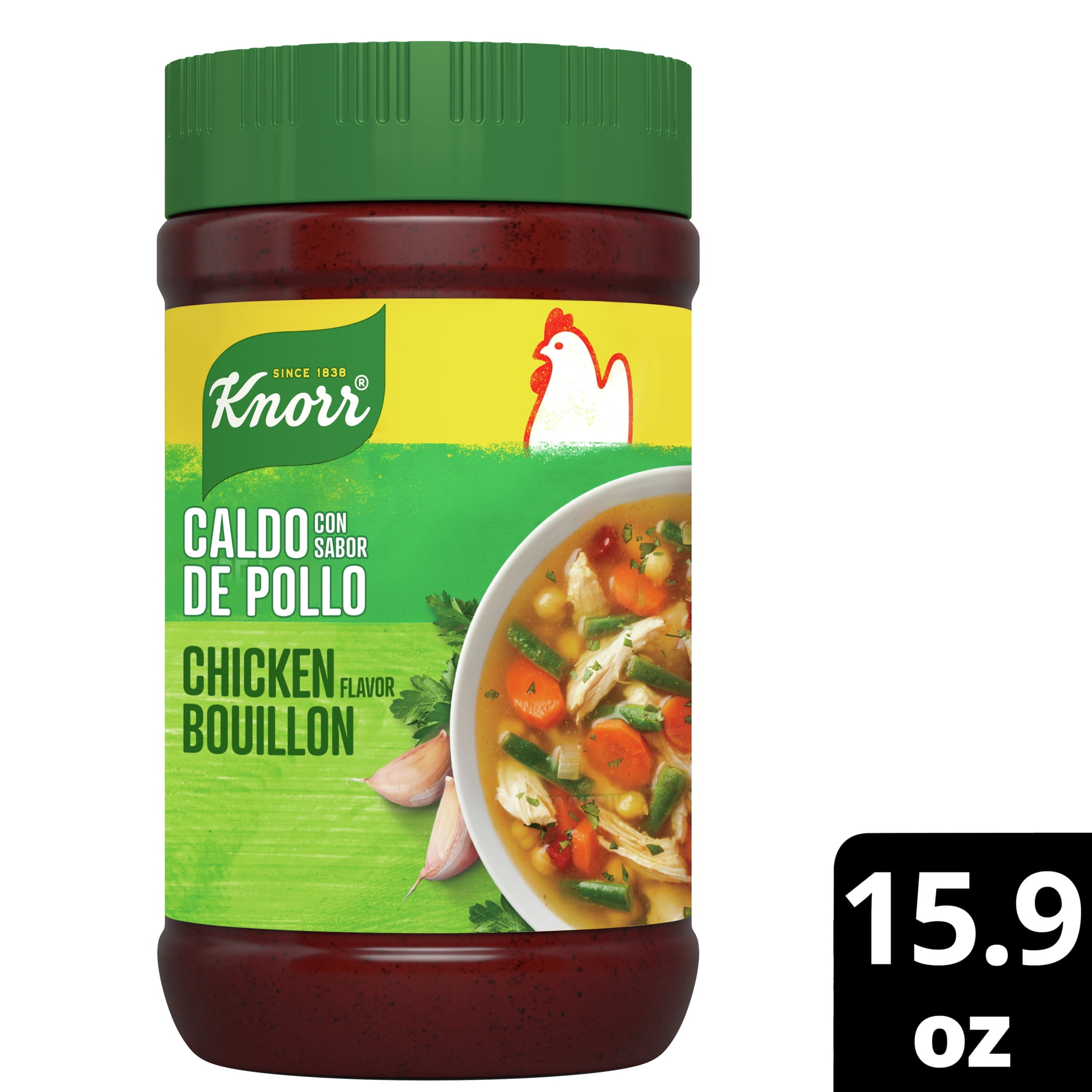 Knorr Granulated Chicken Flavor Bouillon Ground, 15.9 Oz Jar