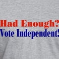 thumbnail image 3 of CafePress - Vote Independent Fitted T Shirt - Fitted T-Shirt, Vintage Fit Soft Cotton Tee, 3 of 4