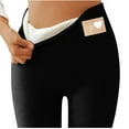 Fleece Lined Leggings Women High Waisted Warm Winter Yoga Pants for