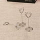 thumbnail image 3 of KAKOWELY 10 clips para sujetar notas en forma de corazón para recuerdos de boda (plateados), 3 of 5