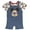Blue, variant on Disney Mickey Mouse 2 Piece T-Shirt and Shortall Set (Baby Boys)
