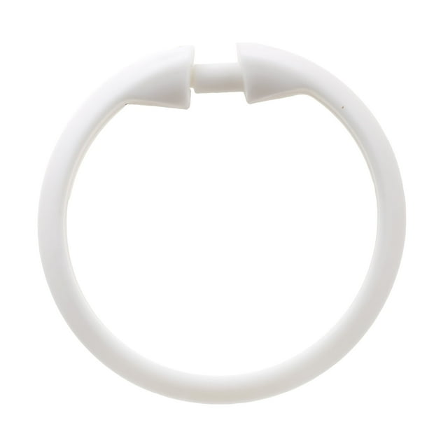 SlipX Solutions Premium Plastic Shower Rings (12 count)