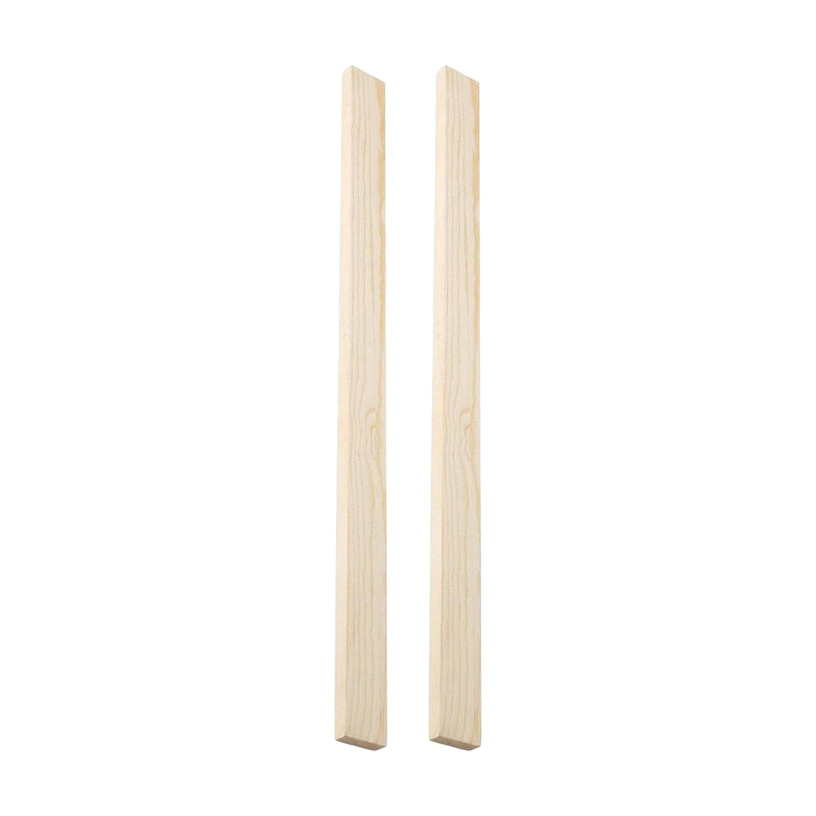 2Pcs Wooden Rolling Pin Guides Rolling Pin Spacers Rod Baking Ruler Kitchen Tools Measuring