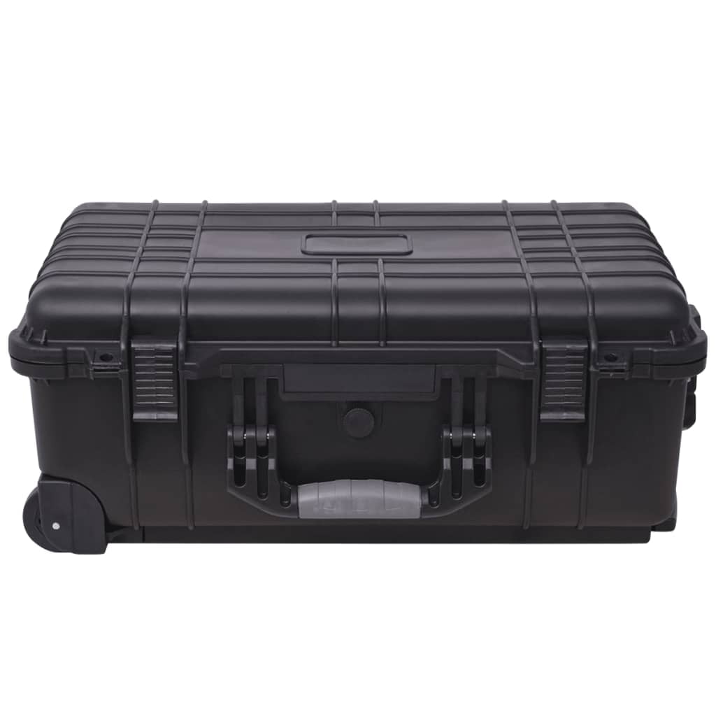 vidaXL Wheel-Equipped Tool/Equipment Case with Pick & Pluck