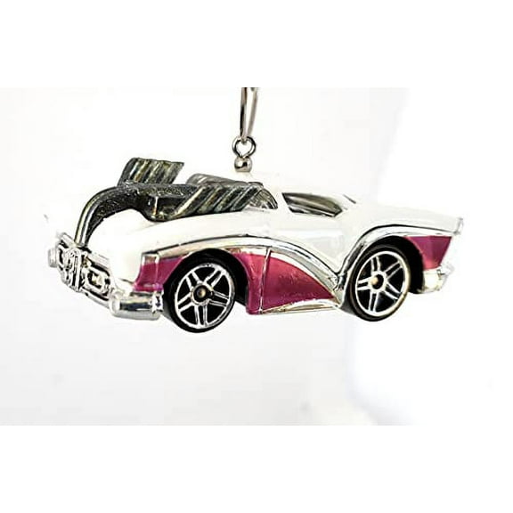 Christmas Ornament for 1950s Buick Tooned White Purple