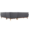 thumbnail image 6 of Modway Engage L-Shaped Upholstered Fabric Sectional Sofa in Gray, 6 of 7