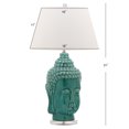 thumbnail image 6 of SAFAVIEH Serenity 31 in. H Buddha Head Table Lamp, Blue, Set of 2, 6 of 7