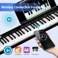 thumbnail image 5 of Terence Folding Piano Keyboard, 88 Keys Full Size Semi-Weighted Foldable Piano, Support MIDI USB Interface Bluetooth Portable Piano with for Beginners Kids, 5 of 6
