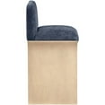 thumbnail image 4 of Meridina Furniture Shaw Navy Chenille Fabric Upholstered Counter Stool, 4 of 10