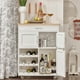 thumbnail image 2 of SoBuy FKW45-WN,Carrito de Cocina,estantería de Cocina, Carrito de Servir, 67x37x87cm SoBuy moderno, 2 of 8