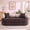 Brown&Beige, variant on 80InConvertible Modular Sleeper Sofa Couch Bed, 5-in-1 Modular Foldable Couch No Assembly,Corduroy Futon Memory Foam Pull Out Couch with 2 Pillows, Boneless Compressed Sofa for Living Room,White&Blue