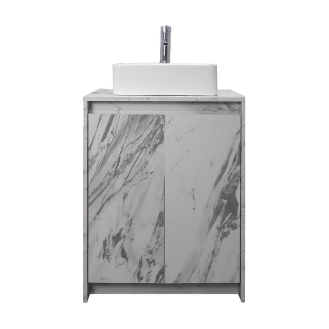 Gabinete Para Baño Con Lavabo Y Llave VARENNA Minimalista