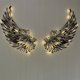thumbnail image 5 of 1 Pair Angel Wings Metal Mural Wall Sculpture Decor for Living Room, 5 of 5