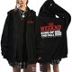 thumbnail image 1 of Chaquetas con estampado de rapero para hombre, ropa de calle de hip hop, sudaderas con capucha con cremallera, abrigos casuales de gran tamaño, Tops con capucha, sudaderas Y2K Unisex, 1 of 4