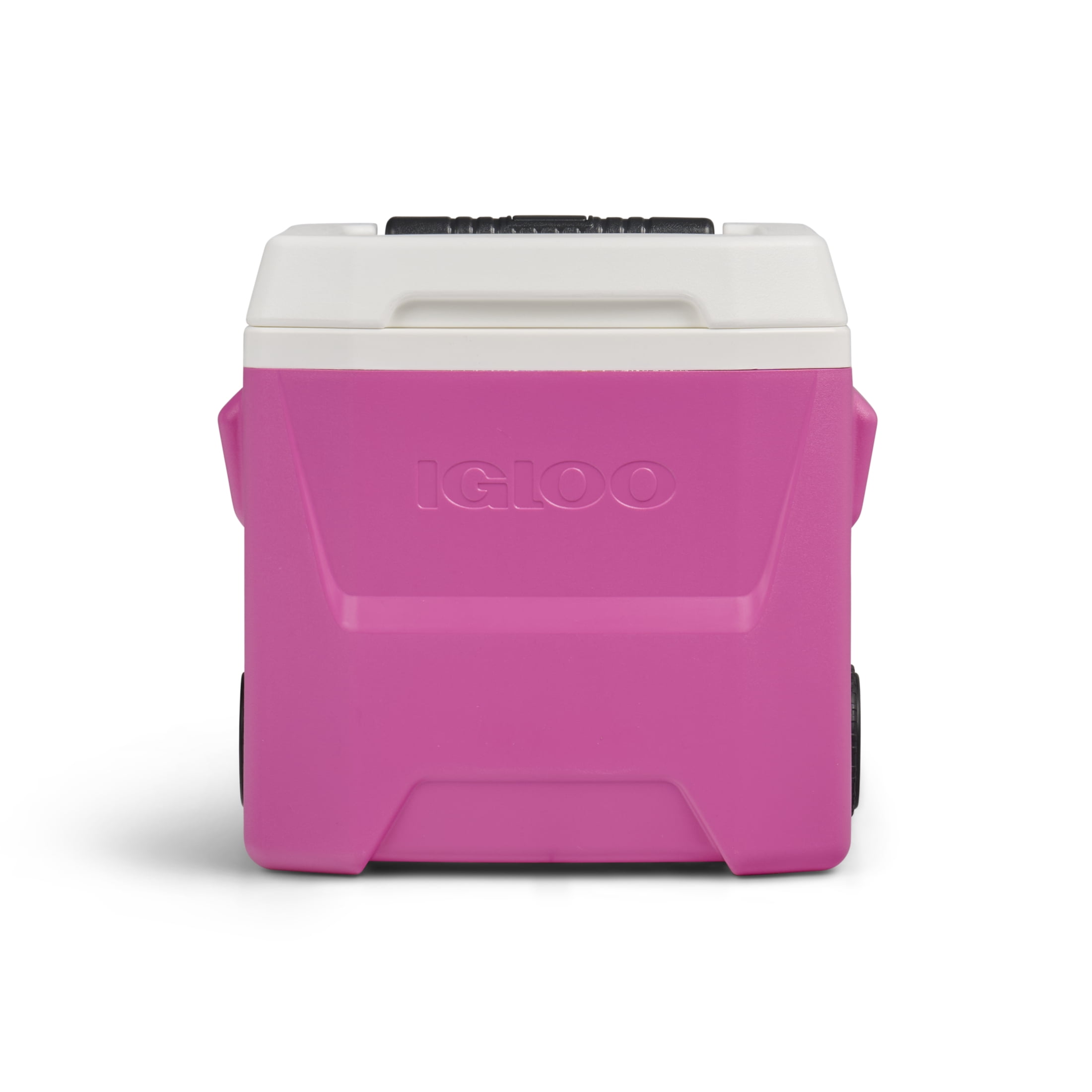 Igloo 16 QT Laguna Hard Side Ice Chest Cooler with Wheels, Pink