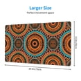 thumbnail image 2 of Bingfone African Tribal Style Large Gaming Mouse Pad,Extended Desk Mousepad with Stitched Edges,Non-Slip Base,Water Resist Keyboard Pad for Gamer, Office & Home, 29.5 x 16 in, 2 of 6