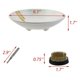 thumbnail image 3 of Ikebana Vase Kit, Ceramic Ikebana Bowl and Metal Flower Kenzan,Green, 3 of 5