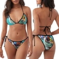 thumbnail image 3 of Balery Stylish Sunglasses Iguana Pijama Estampado Bikini de Dos Piezas para Mujer - Conjunto de Bikini Ajustable Sexy y Cómodo para Playa, 3 of 6