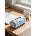 thumbnail image 6 of Kawaii Pencil Case with Food Themed,Big Capacity Cute Pencil Pouch for All Ages, 7.48*3.54*2.76IN Sky Blue, 6 of 8
