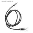 thumbnail image 2 of Phenofice Mobile Phone Data Cable Type-C Charging Cable Nylon White Fast Charging For Tech Accessories 1Pack, 2 of 8