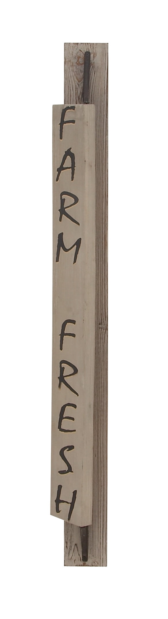 DecMode Farmhouse 35 x 3 inch distressed wall sign
