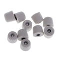 thumbnail image 2 of 10Pcs Replacement Premium Memory Foam Earphone earplugs Tips Noise Reducing Tips Gray, 2 of 7