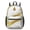White and Gold, variant on White and Gold Marble Pattern 17" School Backpacks for Teens,Waterproof Oxford Fabric,S-Shape Padded Straps for School,Travel,Hiking,Camping