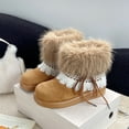 thumbnail image 2 of SKIUHS Women's Faux Fur Boots - Furry Fluffy Winter Snow Boots for Women, 2 of 4