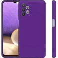 thumbnail image 2 of Samsung A32 Case,  Galaxy A32 5G Case Liquid Silicone Case Dual Layer Hybrid Hard PC Soft Silicone Gel Rubber Bumper Slim Fit Shockproof Protective Phone Case for Samsung Galaxy A32, Purple, 2 of 12