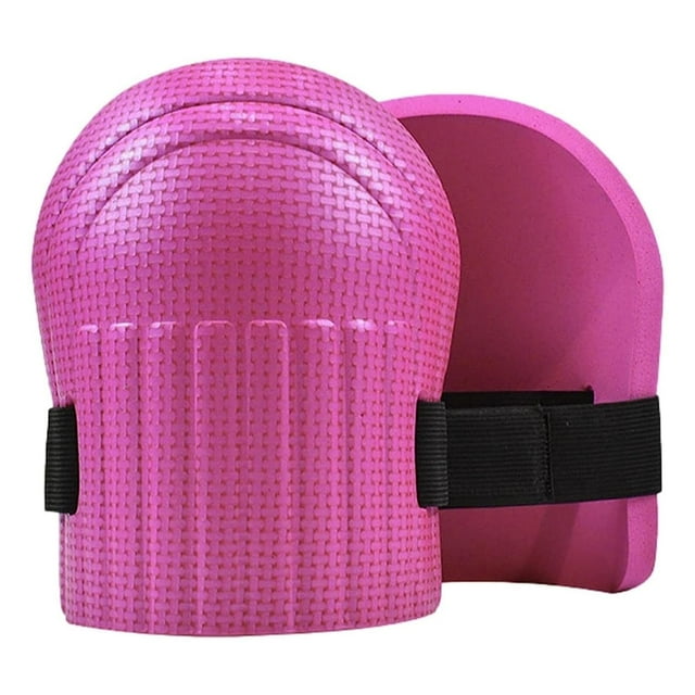 Xiao Hua 1 par de rodilleras de jardín, antigolpes para adultos, protección anticolisión, cojín grueso para jardinería y suelos (rosa)