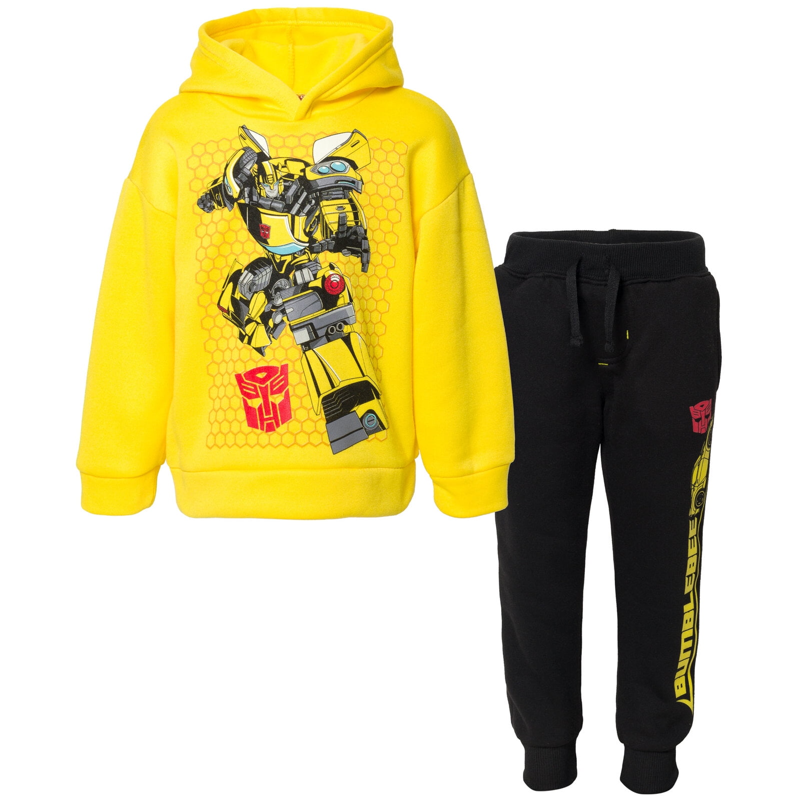 Transformers Bumblebee Optimus Prime Fleece Pullover Hoodie and Jogger